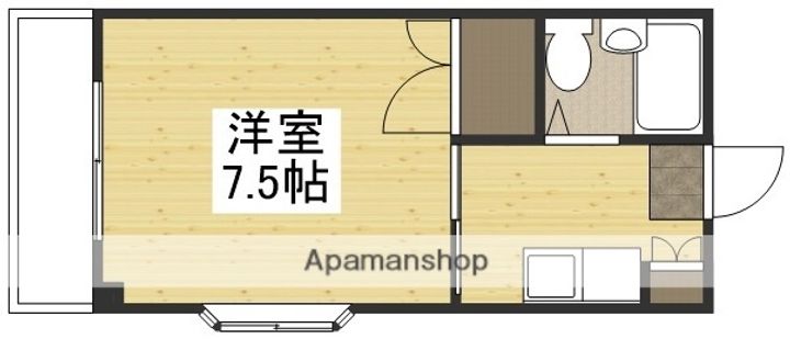 川上マンション301の間取り