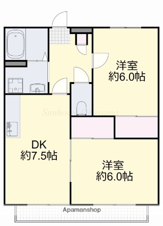サンセールの間取り