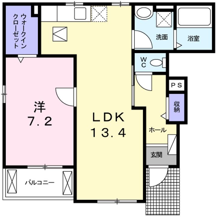 フロスト フラワーズ Ⅱの間取り
