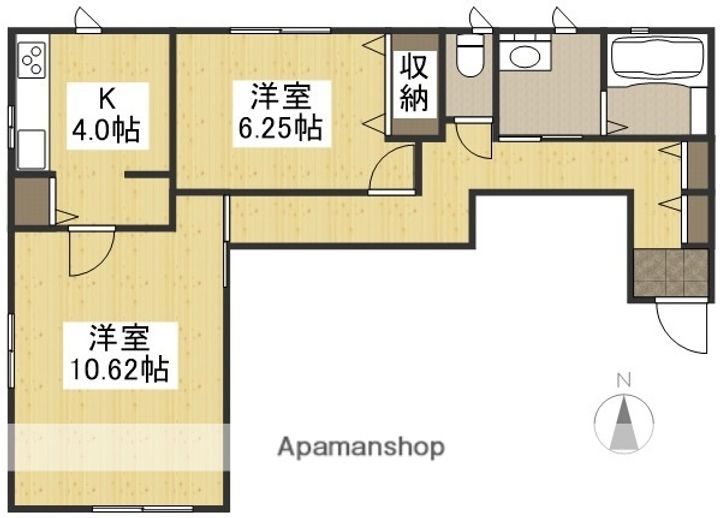 ドゥミュミュール104の間取り