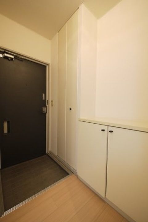 サンガーデン辰巳B棟の玄関