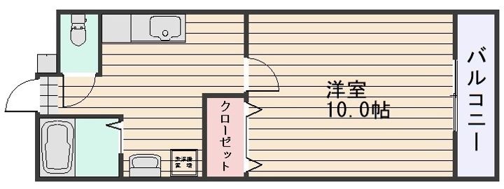 スーリール平田の間取り