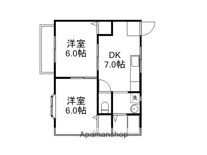 グリンハイツ201の間取り