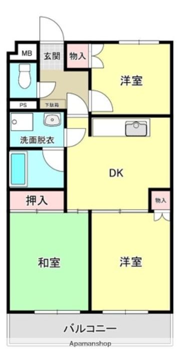 ビラペディメントの間取り