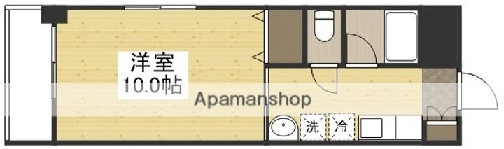 オーランド富田町407の間取り