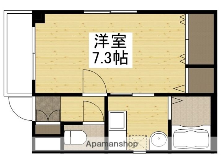 フォブール山科の間取り