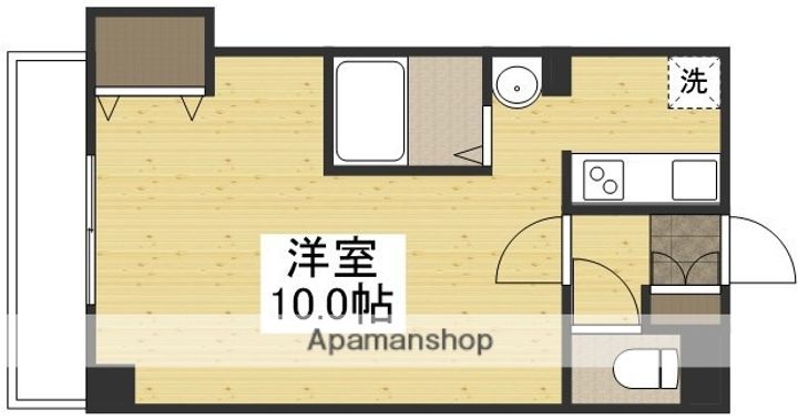 スカイコートマンションⅠ306の間取り