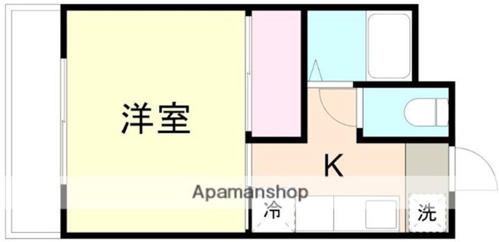 サンリバー南方B棟の間取り
