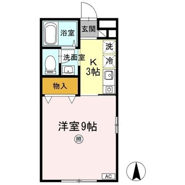アモロッソ トリプルSの間取り