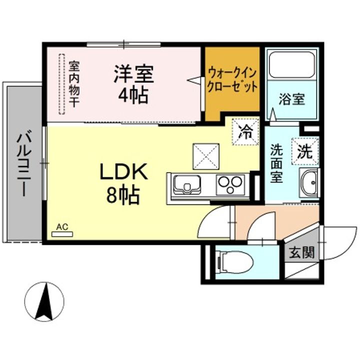 ウィング A棟の間取り