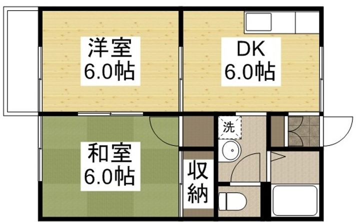 ソレイユキノミA棟の間取り