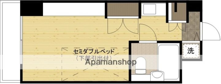 アルファコンフォート岡山804の間取り