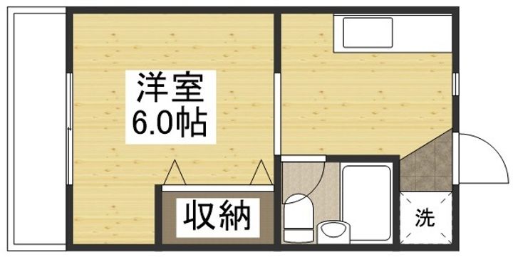 ホワイトメゾンブランセ203の間取り