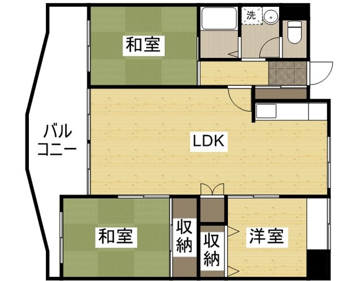 シャトレ・アン202の間取り