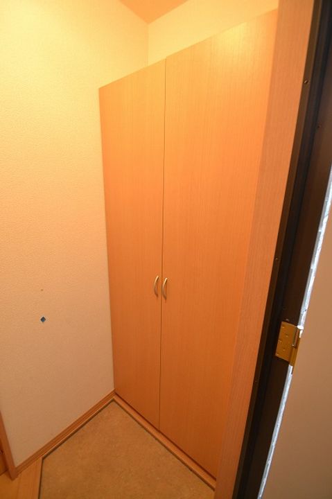 ももたろうハイツ201の玄関