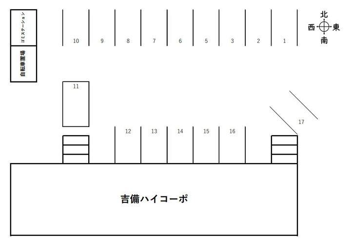 吉備ハイコーポの内装