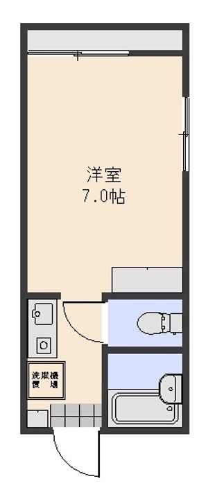 フルール豊成の間取り