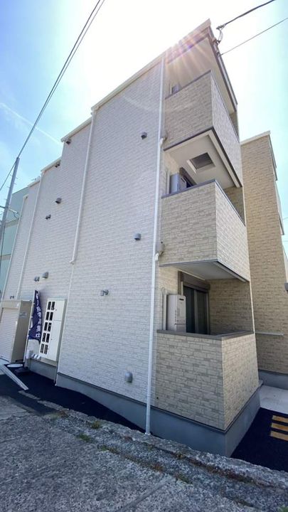 岡山県岡山市北区津島笹が瀬の賃貸アパートの外観