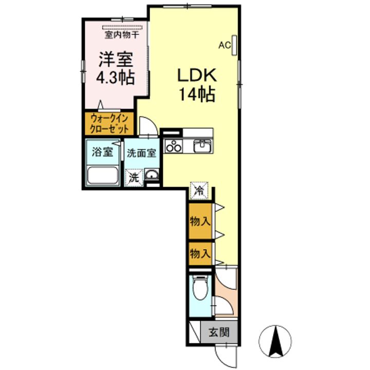 ゆず桑田町の間取り