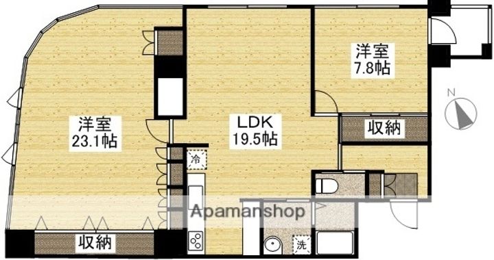 アルバ鹿田町の間取り