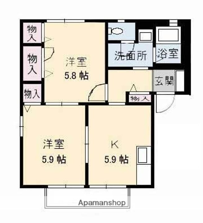ヴィ アージュ A棟の間取り