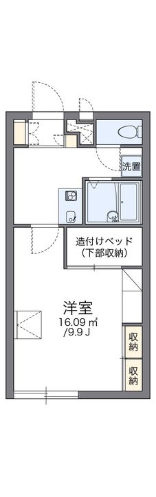 レオパレスGIULIAの間取り