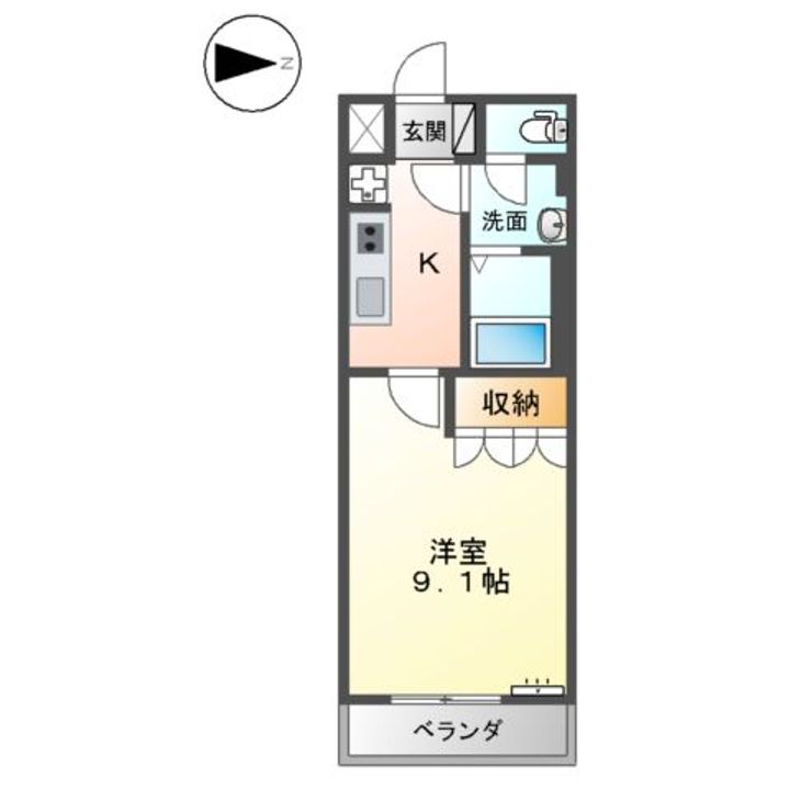 BELL FLORAの間取り