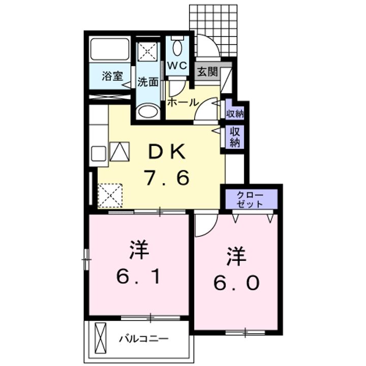 サンリットのぞみの間取り