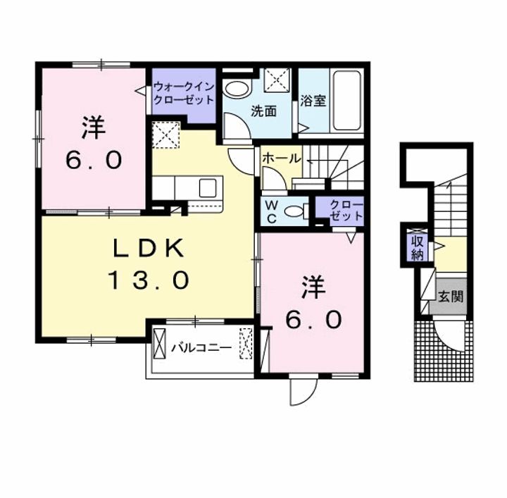 ラフレシールの間取り