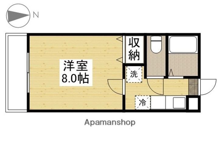 ハイツマスカットⅡ205の間取り