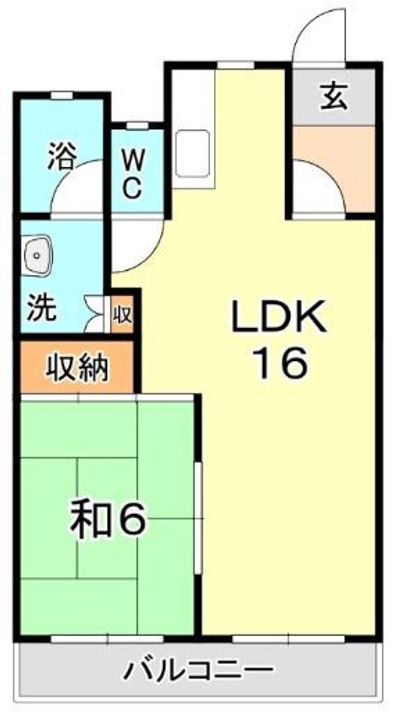 駅前ビルの間取り