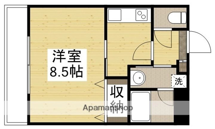 ラピス中庄駅前の間取り