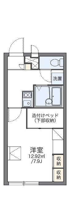 レオパレスMIKIの間取り