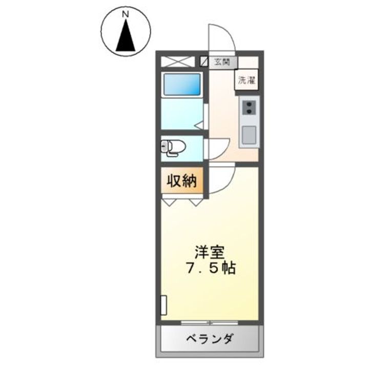 プチメゾン雅の間取り