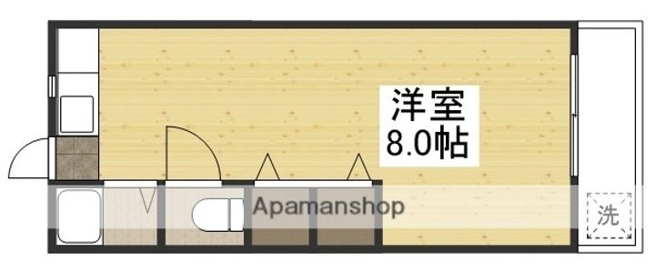 二子ハイツ105の間取り