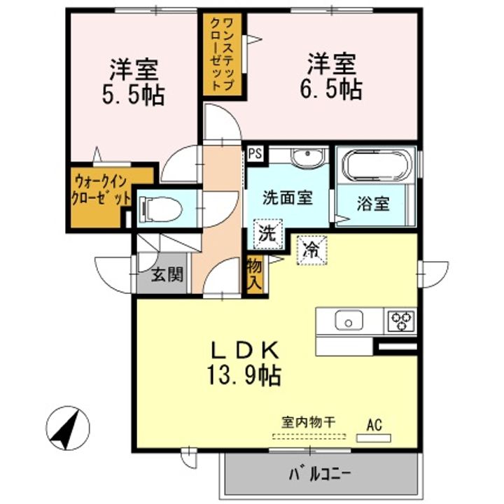 ル・クレストの間取り
