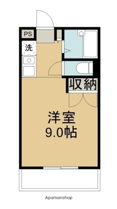 エスポワール中庄109の間取り