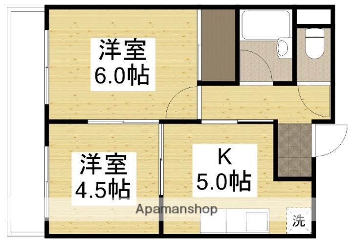 クレオ後楽園202の間取り