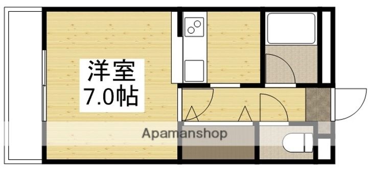 ルシエルメゾンB棟の間取り
