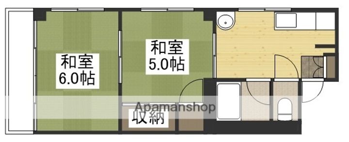 国際コーポの間取り