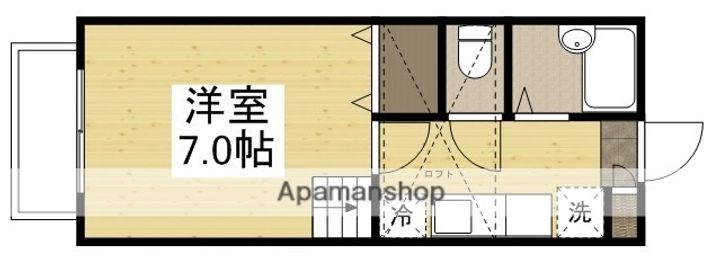 コーポブランシェAの間取り