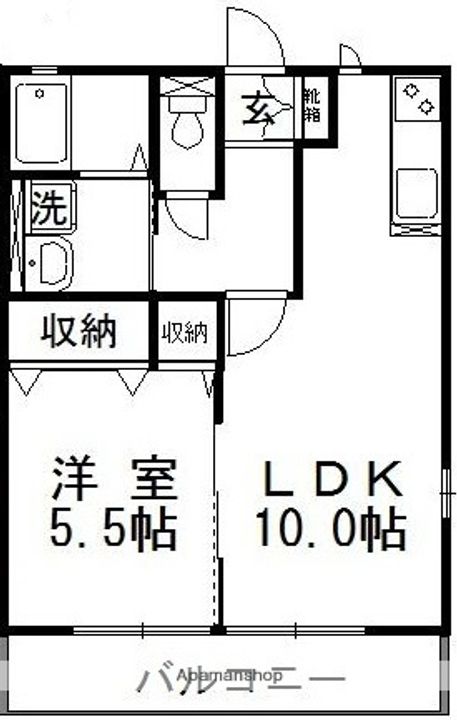 アルカ・ソラーレⅠの間取り