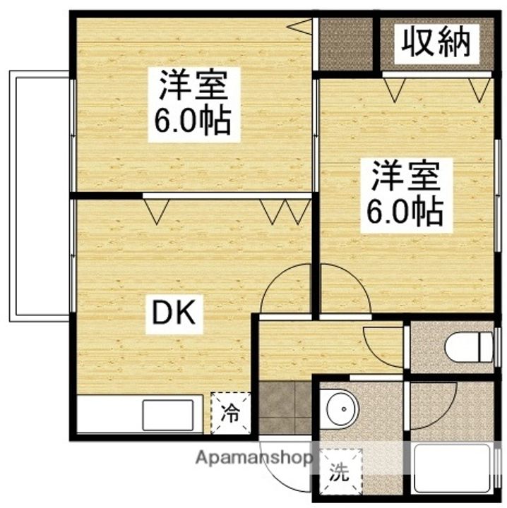 メゾンエスポアールC113の間取り