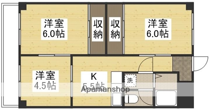 サンライフ大元の間取り