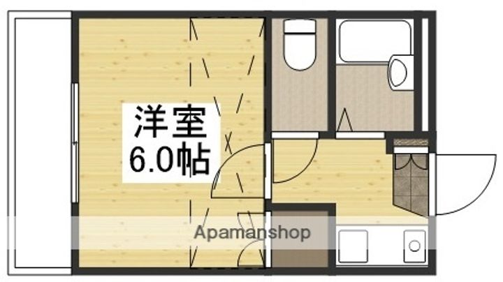 ロワール青江203の間取り