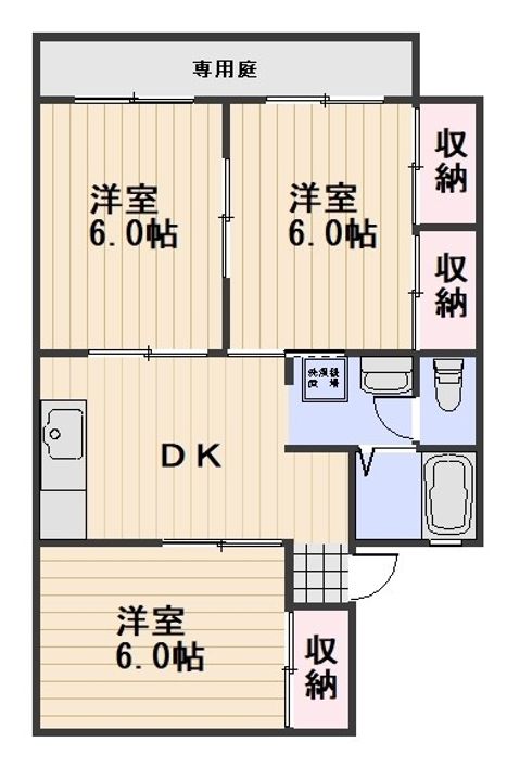 シャンポールながせA棟の間取り