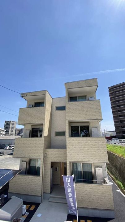 岡山県岡山市北区津島笹が瀬の賃貸アパートの外観