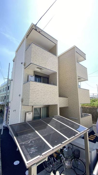 岡山県岡山市北区津島笹が瀬の賃貸アパートの外観