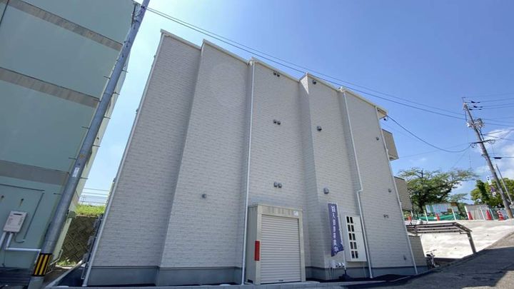 岡山県岡山市北区津島笹が瀬の賃貸アパートの外観