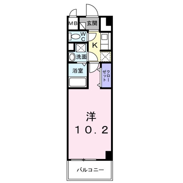 シティー柳町の間取り